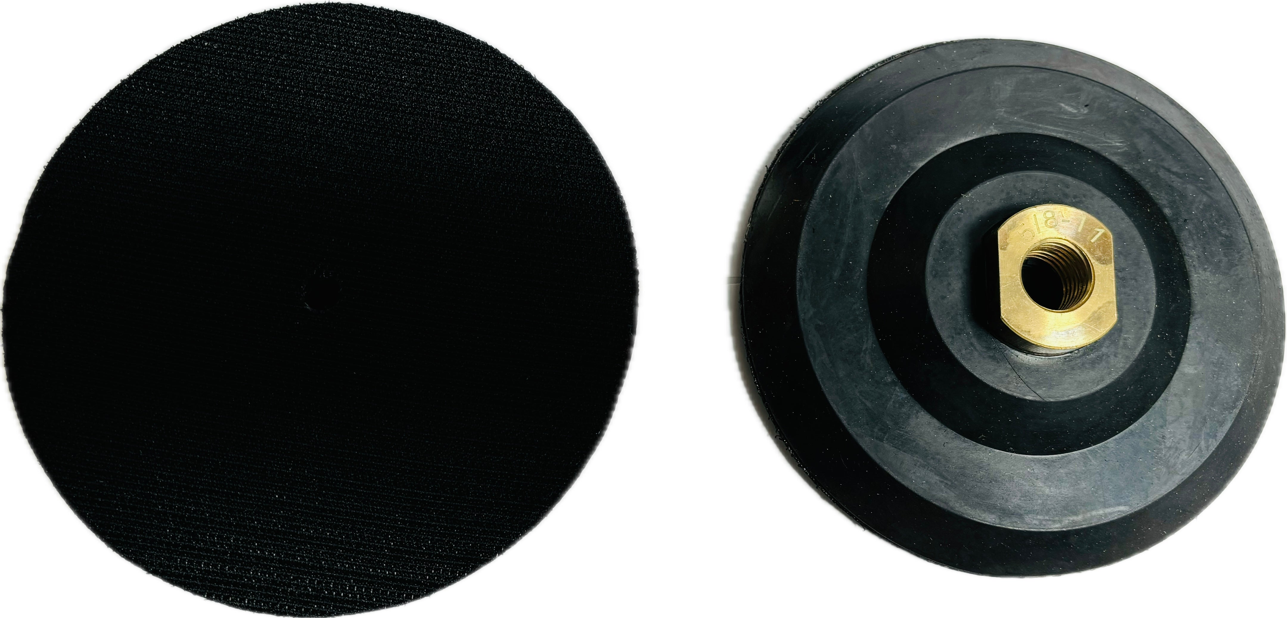 Black Rubber Backing Velcro Adaptor