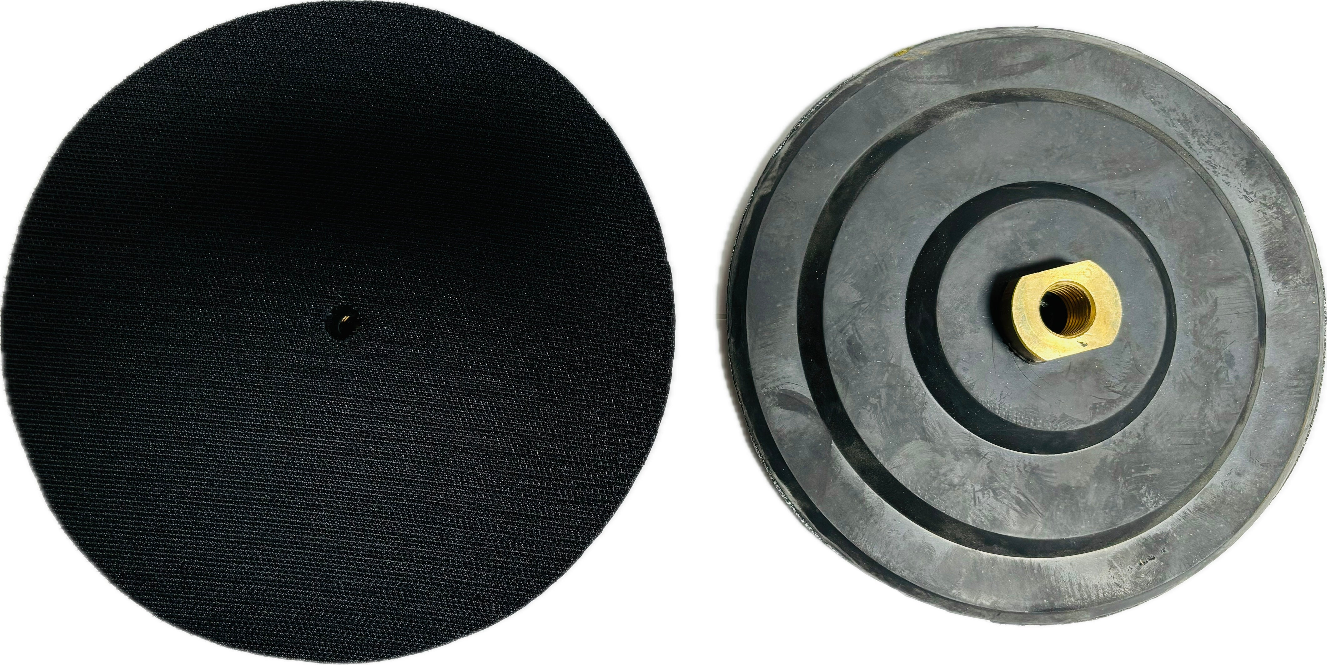 Black Rubber Backing Velcro Adaptor