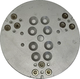 9" Magnetic Quick Change Plate - 6 Tool Holders