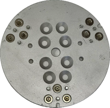 9" Magnetic Quick Change Plate - 6 Tool Holders