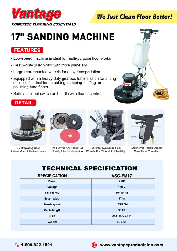 Vantage 17'' Buffer, VSG-FM17