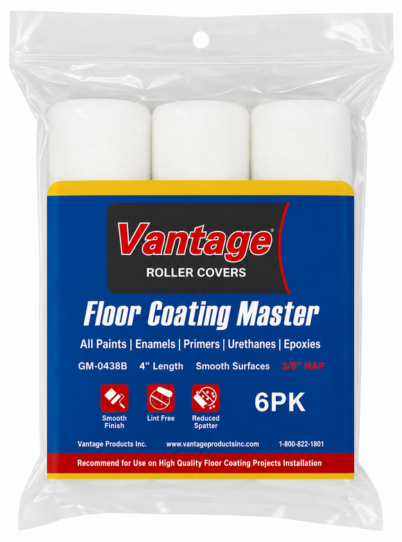 Floor Coating Roller Covers | Vantage Products