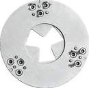 9" Magnetic Quick Change Plate - 6 Tool Holders-2