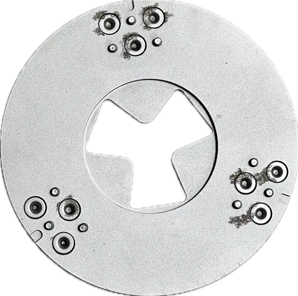 9" Magnetic Quick Change Plate - 6 Tool Holders