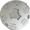 9" Magnetic Quick Change Plate - 6 Tool Holders-7