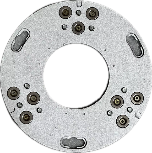 9" Magnetic Quick Change Plate - 6 Tool Holders