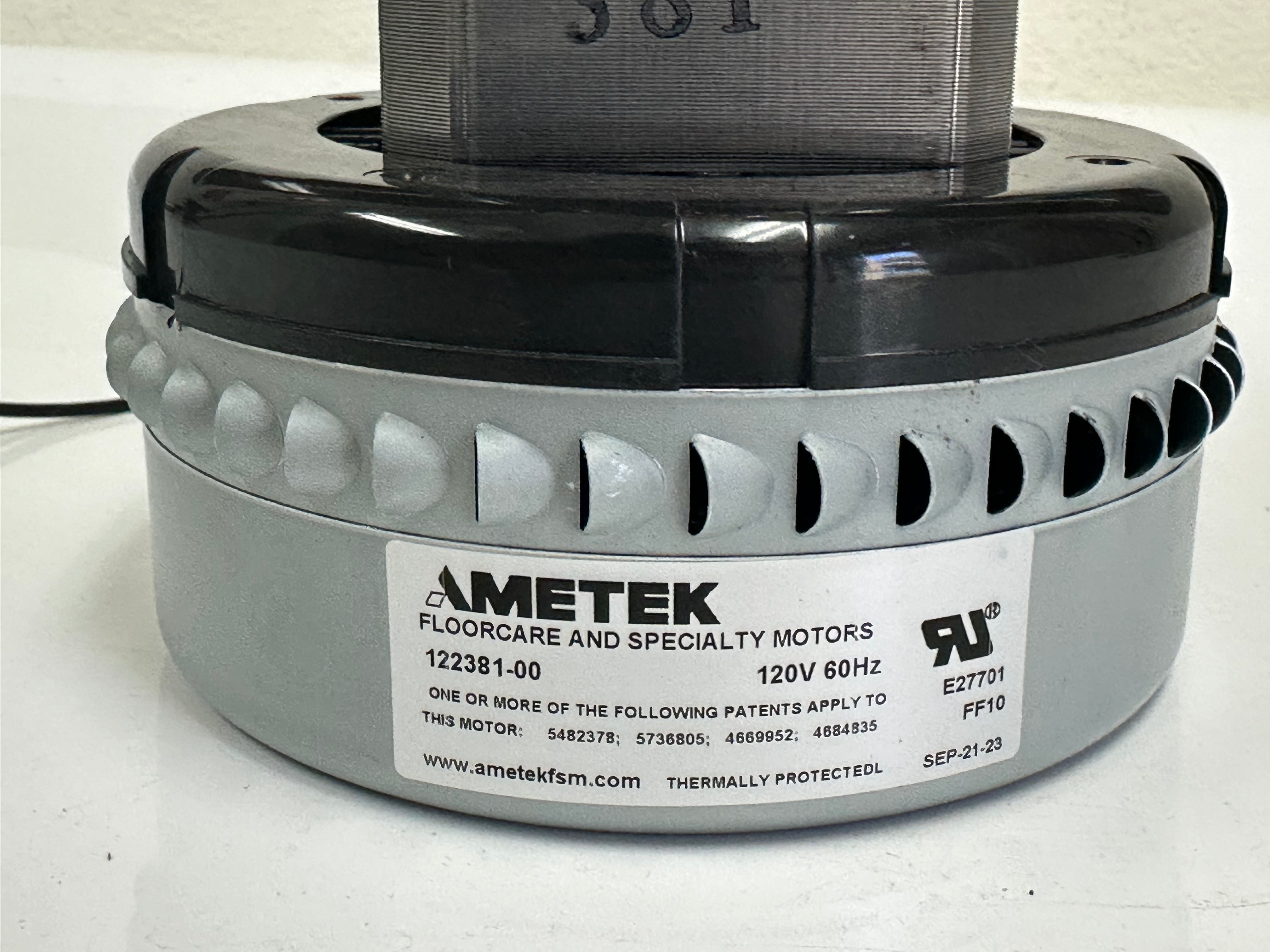 Ametek Motor for Industrial Vacuum Vantage Products Inc.