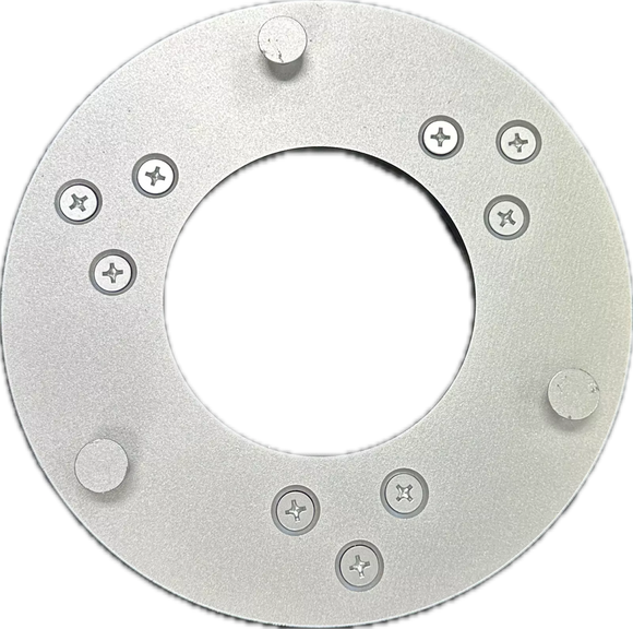 9" Magnetic Quick Change Plate - 6 Tool Holders