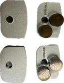 New Grind Style Metal Disc with Double Round or Double Shark teeth-16