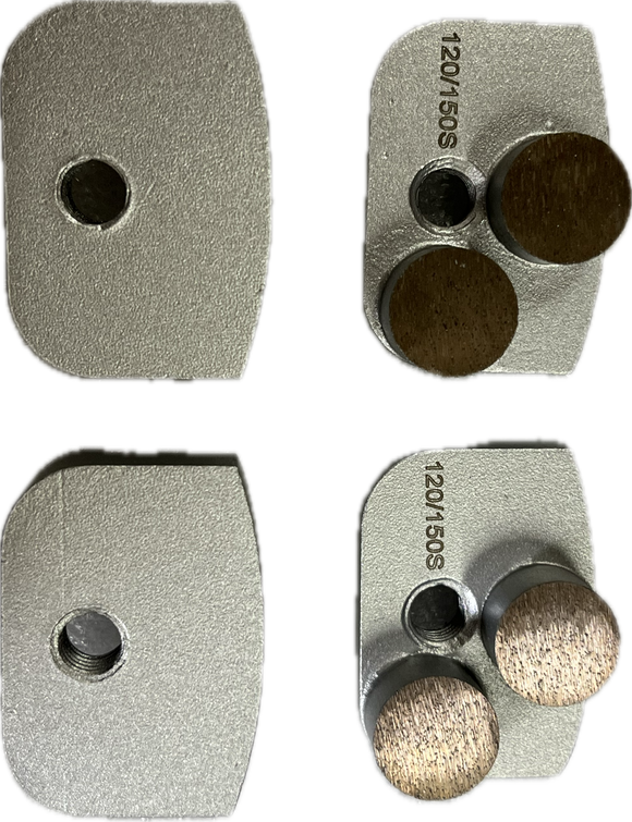 New Grind Style Metal Disc with Double Round or Double Shark teeth