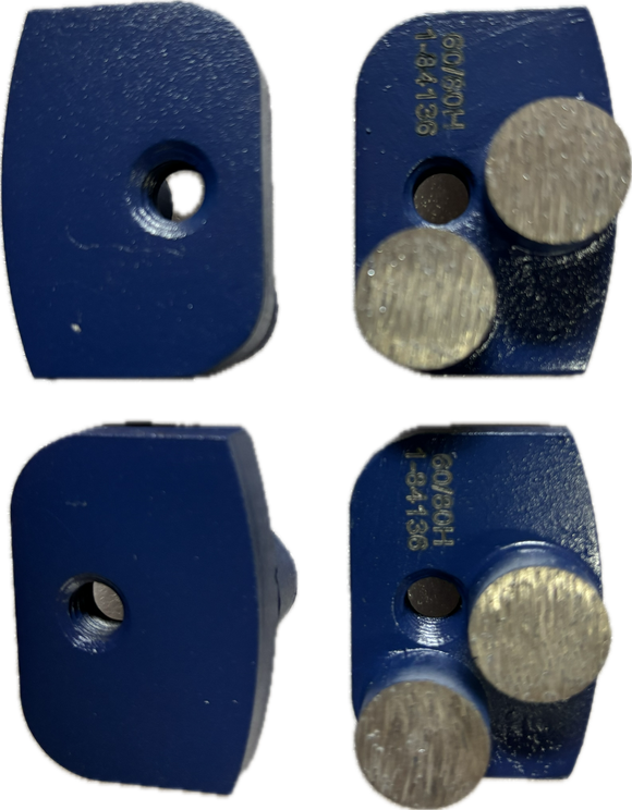 New Grind Style Metal Disc with Double Round or Double Shark teeth