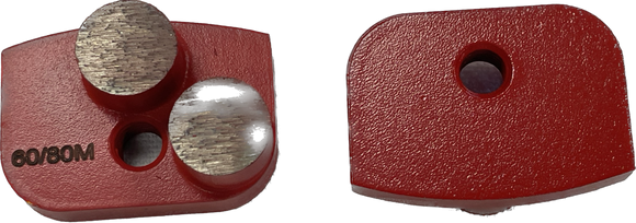 New Grind Style Metal Disc with Double Round or Double Shark teeth