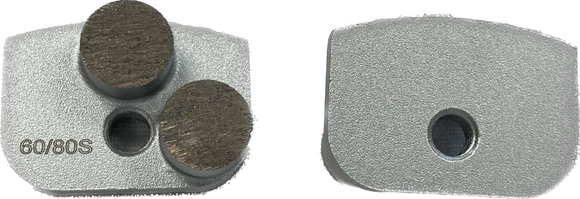 New Grind Style Metal Disc with Double Round or Double Shark teeth