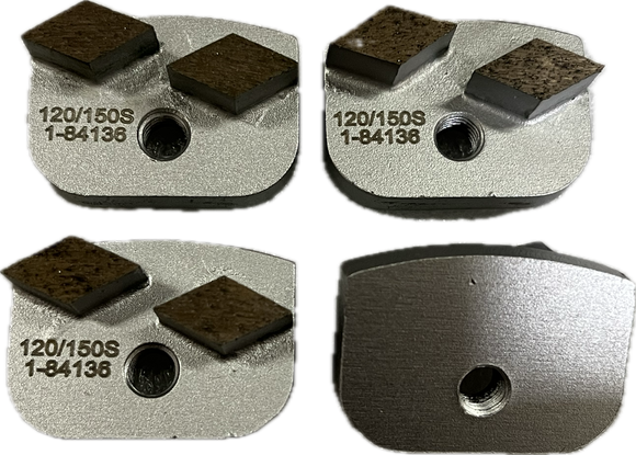 New Grind Style Metal Disc with Double Round or Double Shark teeth