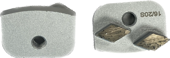 New Grind Style Metal Disc with Double Round or Double Shark teeth