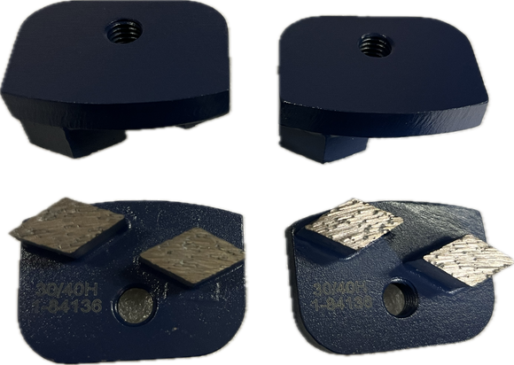 New Grind Style Metal Disc with Double Round or Double Shark teeth