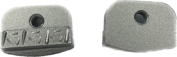 New Grind Style Metal Disc with Double Round or Double Shark teeth