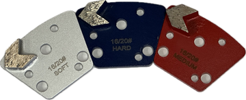 Diamond Grinding Discs for Trapezoid, Diamatic, Klindex & CPS Grinders | 3-Piece Pack - 0