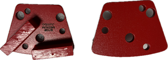 15mm Jumbo Bar Segment Metal Band For Trapezoid Quick Change