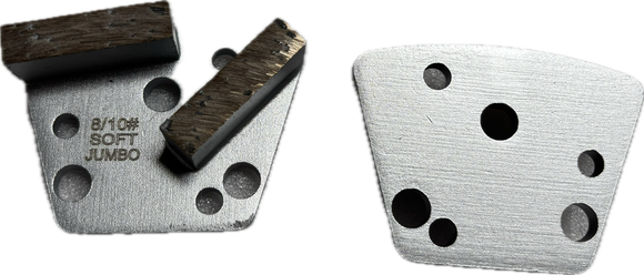 15mm Jumbo Bar Segment Metal Band For Trapezoid Quick Change