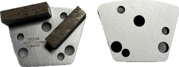 15mm Jumbo Bar Segment Metal Band For Trapezoid Quick Change