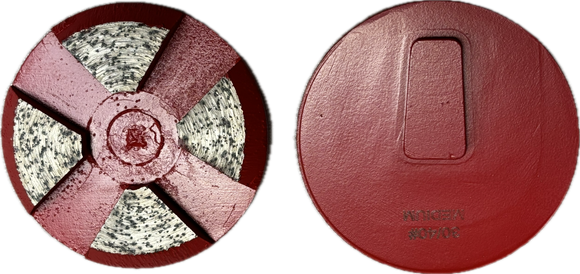 3" Metal Disc 4 Segments Speed Shift Pucks for TERRCO Grinders (MD-TER)