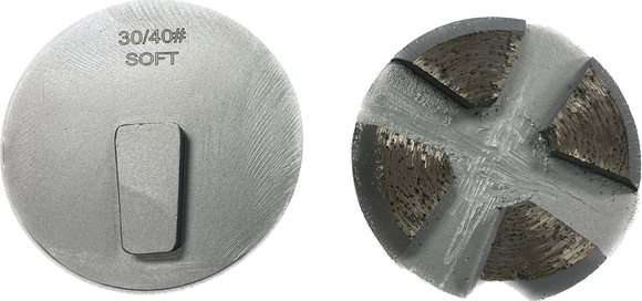 3" Metal Disc 4 Segments Speed Shift Pucks for TERRCO Grinders (MD-TER)