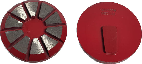 3" Metal Disc Speed Shift Pucks for Terrco Grinders | 4 & 10 Segment