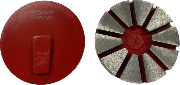 3" Metal Disc 4 Segments Speed Shift Pucks for TERRCO Grinders (MD-TER)