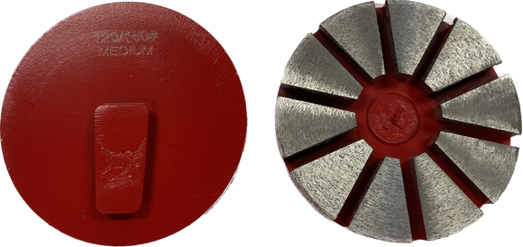 3" Metal Disc 4 Segments Speed Shift Pucks for TERRCO Grinders (MD-TER)