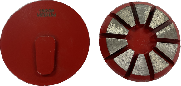 3" Metal Disc 4 Segments Speed Shift Pucks for TERRCO Grinders (MD-TER)