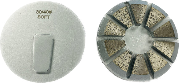 3" Metal Disc 4 Segments Speed Shift Pucks for TERRCO Grinders (MD-TER)