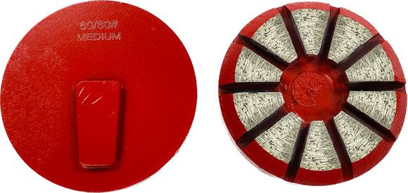 3" Metal Disc Speed Shift Pucks for Terrco Grinders | 4 & 10 Segment