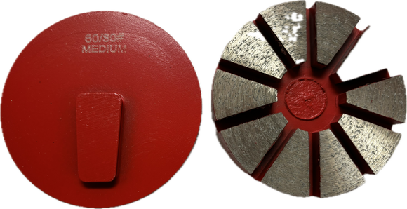 3" Metal Disc 4 Segments Speed Shift Pucks for TERRCO Grinders (MD-TER)