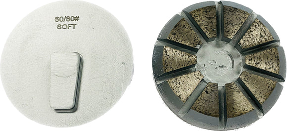 3" Metal Disc 4 Segments Speed Shift Pucks for TERRCO Grinders (MD-TER)