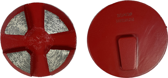 3" Metal Disc 4 Segments Speed Shift Pucks for TERRCO Grinders (MD-TER)