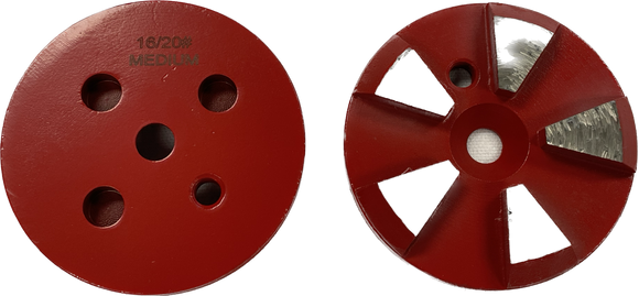 3" Metal Disc 4 Segments Speed Shift Pucks for TERRCO Grinders (MD-TER)