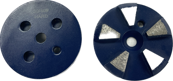 3" Metal Disc 4 Segments Speed Shift Pucks for TERRCO Grinders (MD-TER)