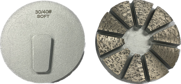 3" Metal Disc 4 Segments Speed Shift Pucks for TERRCO Grinders (MD-TER)