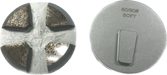 3" Metal Disc 4 Segments Speed Shift Pucks for TERRCO Grinders (MD-TER)