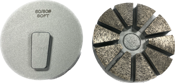 3" Metal Disc 4 Segments Speed Shift Pucks for TERRCO Grinders (MD-TER)