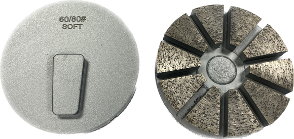 3" Metal Disc 4 Segments Speed Shift Pucks for TERRCO Grinders (MD-TER)