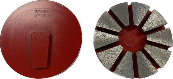 3" Metal Disc 4 Segments Speed Shift Pucks for TERRCO Grinders (MD-TER)