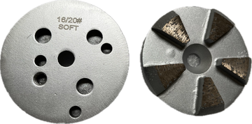 3" Metal Disc for Trapezoid Quick Change Grinders (MD-TQC) - 0