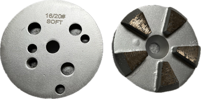 3" Metal Disc for Trapezoid Quick Change Grinders (MD-TQC) - 0