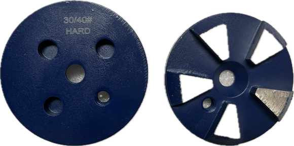 3" Metal Disc for Trapezoid Quick Change Grinders (MD-TQC)