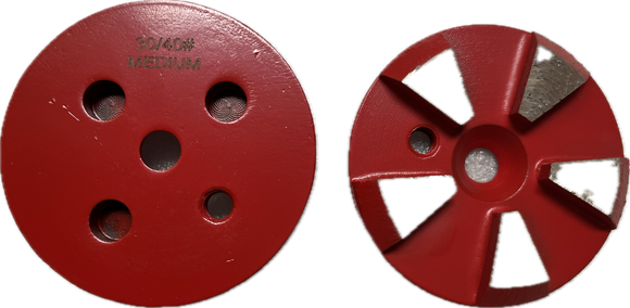 3" Metal Disc for Trapezoid Quick Change Grinders (MD-TQC)