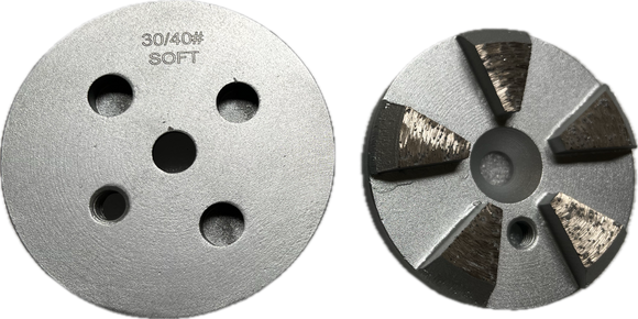 3" Metal Disc for Trapezoid Quick Change Grinders (MD-TQC)