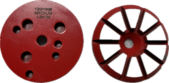 3" Metal Disc With Multi Holes for Trapezoid Quick Change Grinders(MD-TQC)