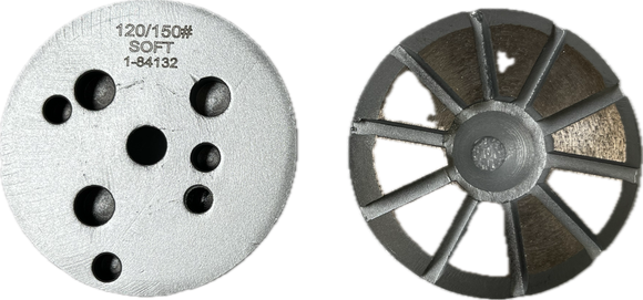 3" Metal Disc With Multi Holes for Trapezoid Quick Change Grinders(MD-TQC)